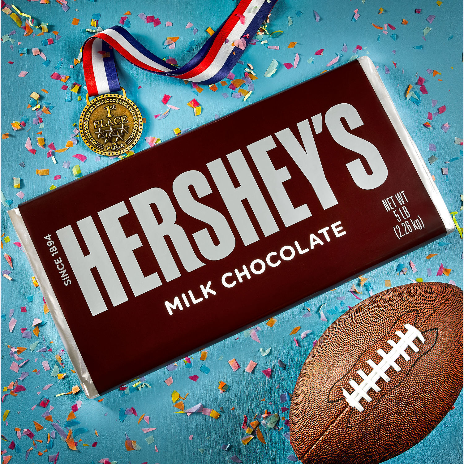 HERSHEY’S World’s Largest Milk Chocolate Giant Candy Bar 5lbs - THE HERSHEY COMPANY
