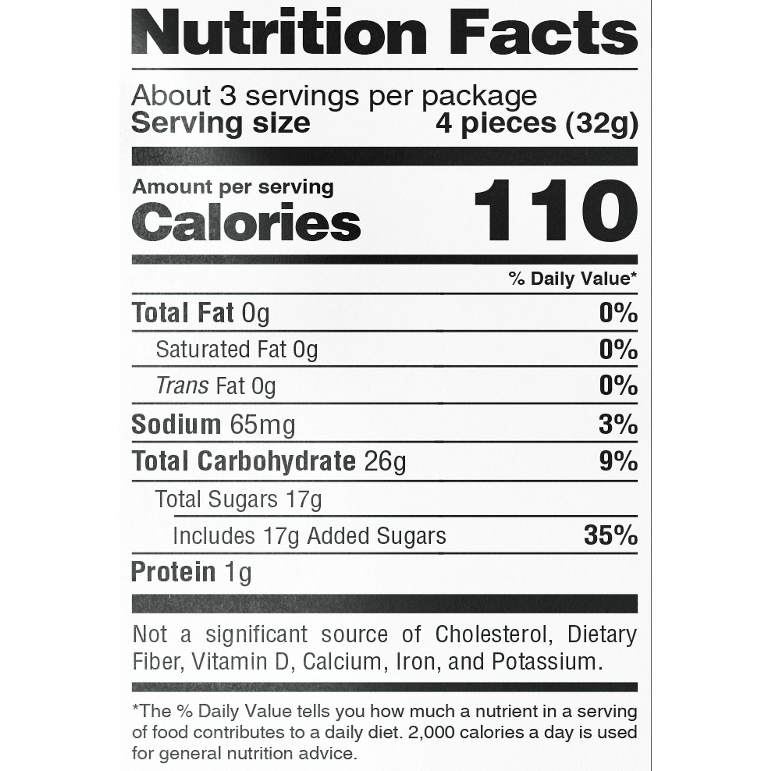 Sour Strips Green Apple Candy Peg Bag, 3.4oz - THE HERSHEY COMPANY