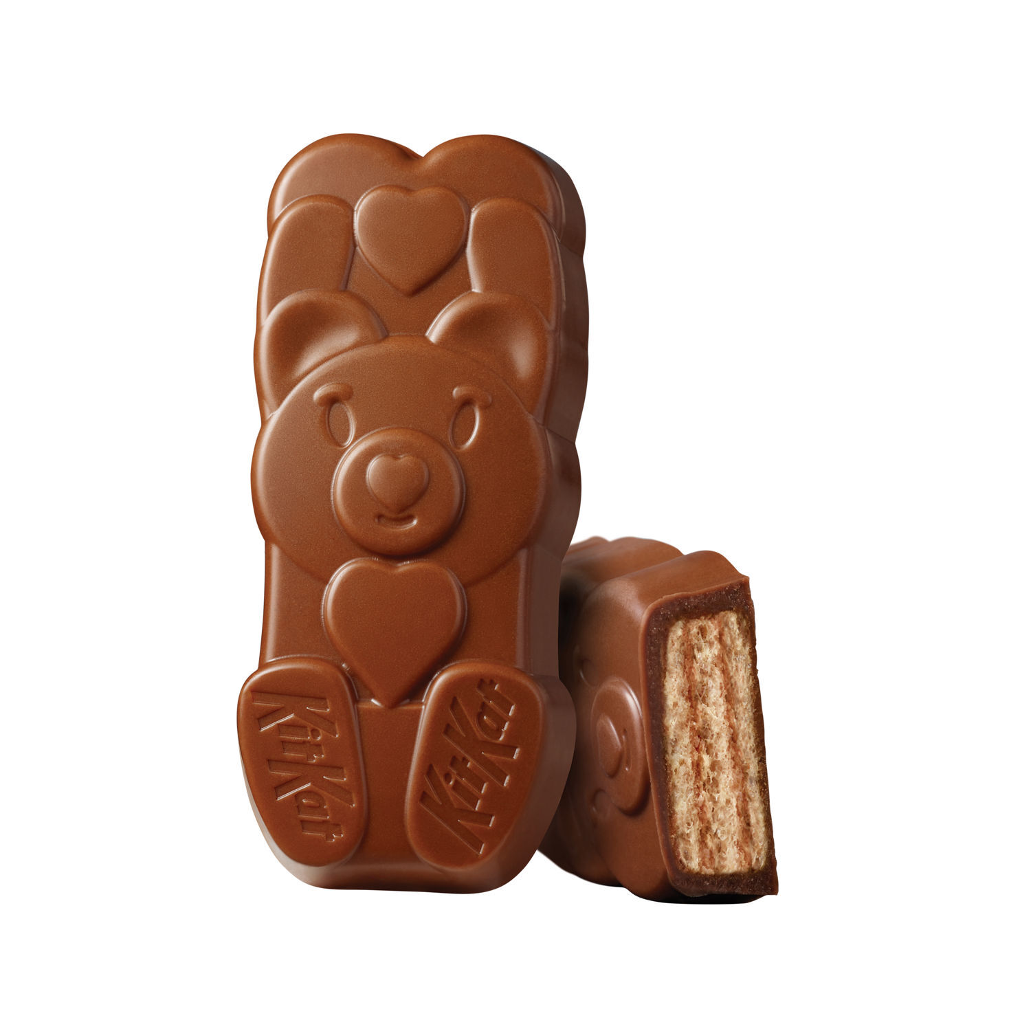KIT KAT® Milk Chocolate Snack Size Wafer Bears, Valentine’s Candy Bag, 8.85 oz - THE HERSHEY COMPANY