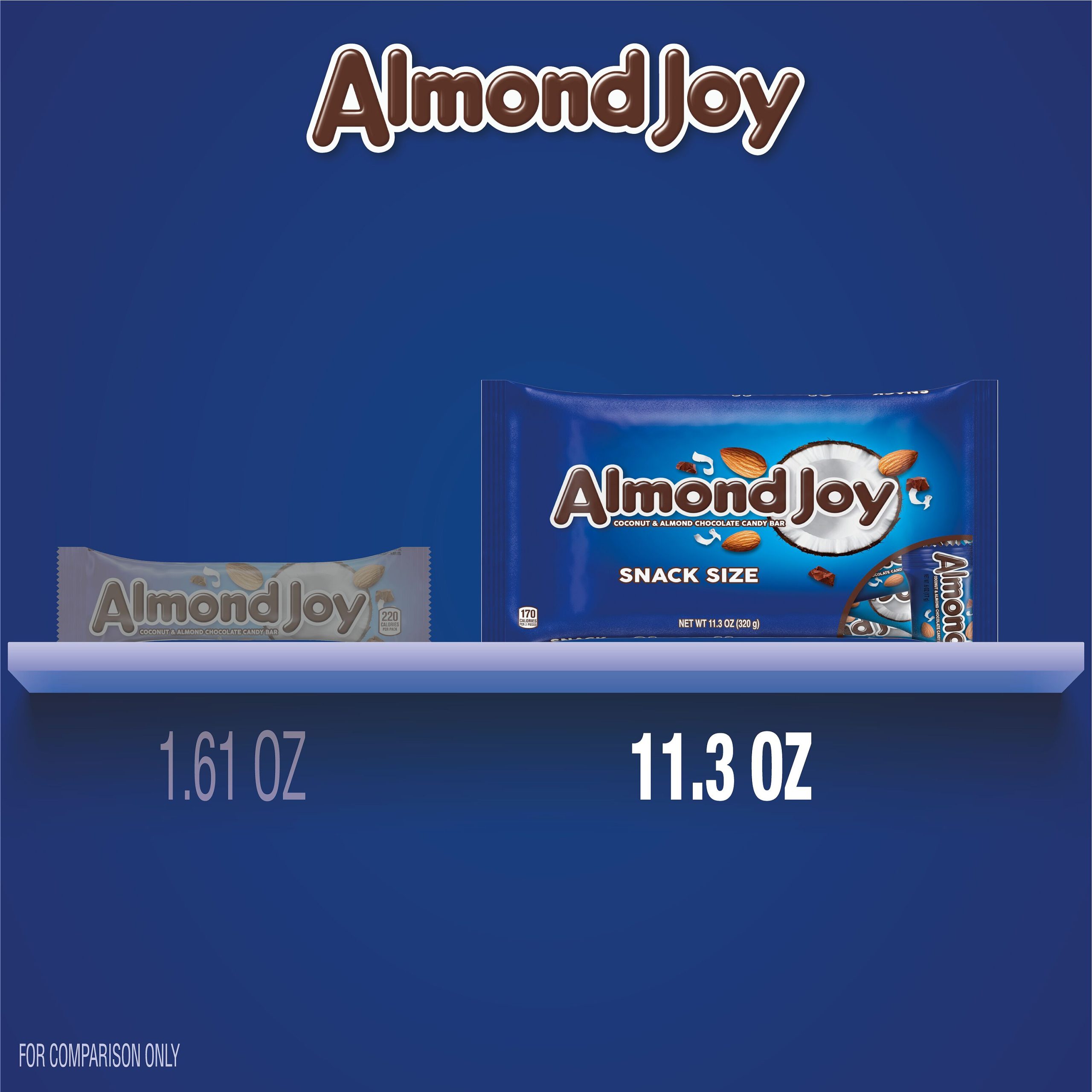 ALMOND JOY ALMOND JOY Coconut and Almond Chocolate Candy Bag, 11.3 oz – - THE HERSHEY COMPANY