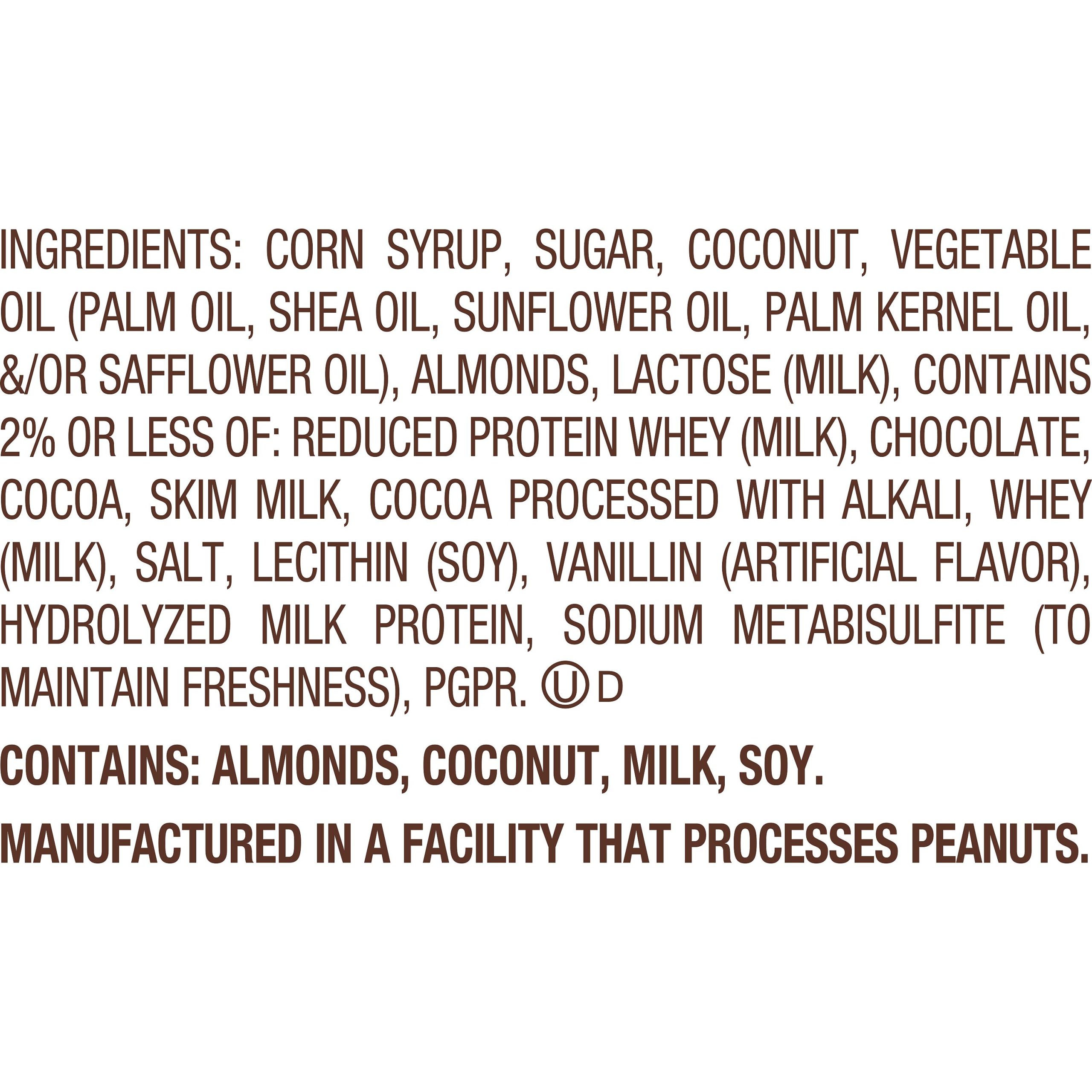 ALMOND JOY Coconut and Almond Chocolate Candy Bars, 1.61 oz (24 Count) - THE HERSHEY COMPANY